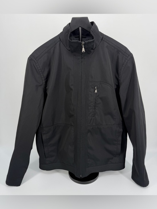 Calvin Klein Other - Calvin Klein Men’s Black Lightweight Zip Jacket Stand Collar Casual Coat Size L